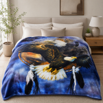 Spirit Eagle Heavy Polar Fleece Blanket
